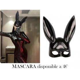 Mascarilla de moda mascarada con conejito con diseño de oreja , perfecto para cosplay fiesta