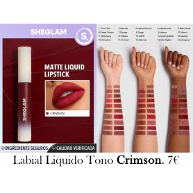Matte Allure lápiz labial líquido - Crimson