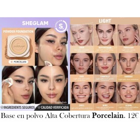 Base de Maquillaje en Polvo de Alta Cobertura Skin-Focus-Porcelain