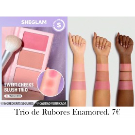 Trío De Rubores Sweet Cheeks - Paleta De Rubor De 3 Colores Enamorados