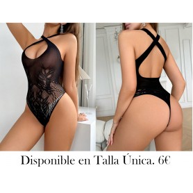 Classic Sexy Body De Malla Transparente Sexy De Una Pieza Para Mujer