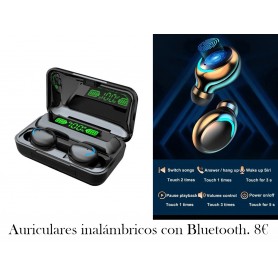 Auriculares inalámbricos F9 con Bluetooth