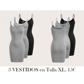 Vestido de vacaciones sin mangas ajustado al Body