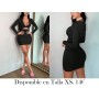 Vestido De Manga Larga Ajustado Con Nudo Torcido Para Mujer