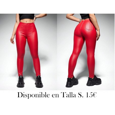 Pantalones casuales y ajustados de unicolor para mujer de moda