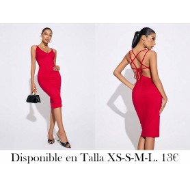 Vestidos para mujeres en otoño con espalda descubierta