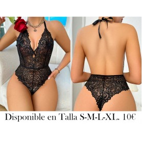 Lencería sexy para mujer de una pieza, conjunto de 3 piezas