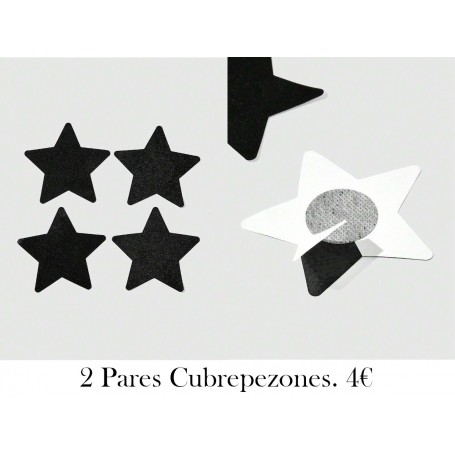 2 Pares De Cubiertas Para Pezones En Forma De Estrella