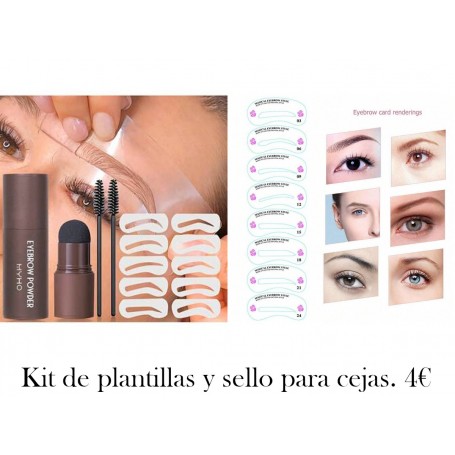 Kit de plantilla para cejas de 1 paso para principiantes