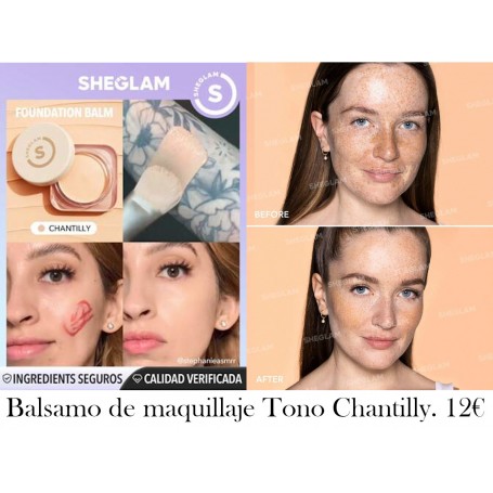 Bálsamo de Maquillaje de Cobertura Total - Chantilly