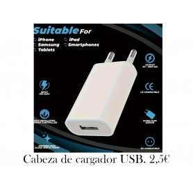 Cargador de pared USB universal, Cabeza de cargador