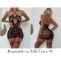 Mono de lencería sexy para mujer con banda en la pierna, vestido sin costuras de alta elasticidad