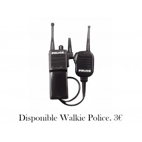 Walkie de Policía para Halloween, Accesorio para Fiesta