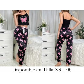 Conjunto de pijama con estampado de corbata y letras