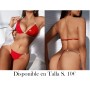 Conjunto de lencería sexy gótico para damas, conjunto de lencería de halter sólido de verano