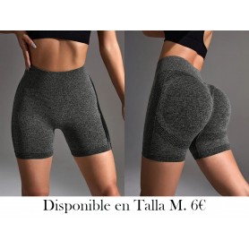 Pantalones cortos de yoga ajustados de cintura alta casuales