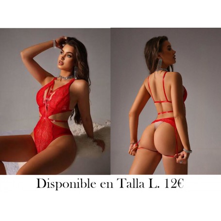 Mono ajustado sin espalda transparente con perspectiva de encaje sexy para mujer