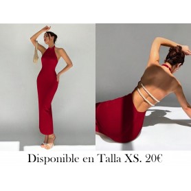 Vestido ajustado para mujer con perlas