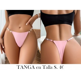 Corazones Sólidos Enlazados Tangas, Cómodas Y Transpirables Bragas Íntimas, Lencería Y Ropa Interior De Mujer