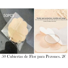 50 piezas Protectores desechables para pezones