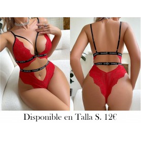 Body sexy de encaje para mujer