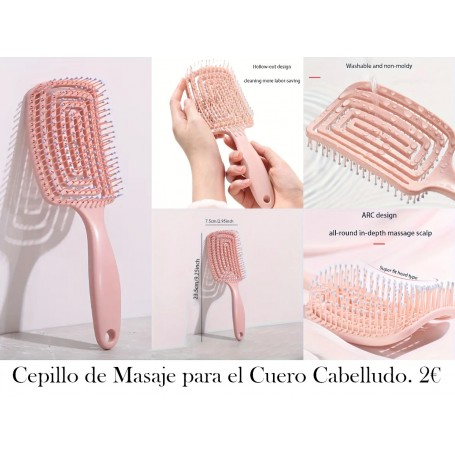 1pc Cepillo De Masaje Para El Cuero Cabelludo