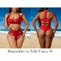 Conjunto de 2 piezas de traje de baño hueco