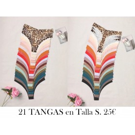 21 Pack TANGAS Leopardo Impreso