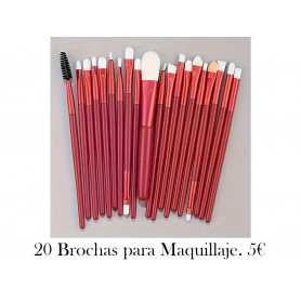 Juego de Brochas de Maquillaje Sintéticas Premium