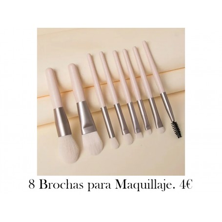 Juego Completo de Brochas de Maquillaje