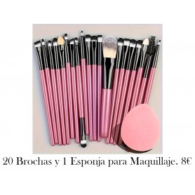 Juego Completo de Brochas de Maquillaje