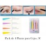 4 Unids/set Pinzas Para Cejas Pinzas Para Cejas