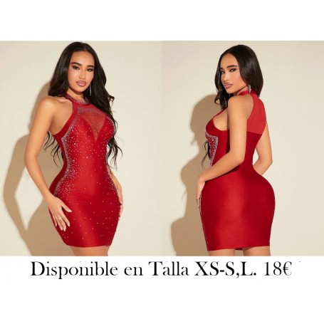 Vestido Ajustado Sin Mangas