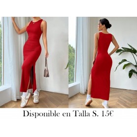 Vestido sin mangas sencillo