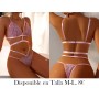 Conjunto Sexy De Lencería De Encaje Recortado Para Mujer Con 2 Piezas, Edición Del Día De San Valentín