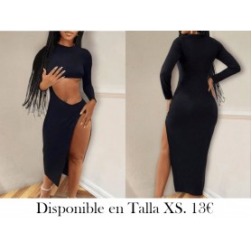 Vestido Casual Sólido