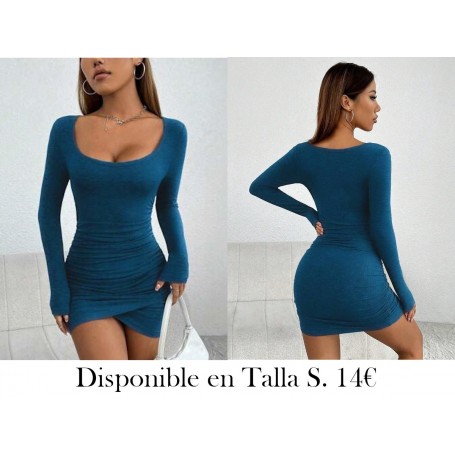 Vestido De Estilo Simple De Color Sólido