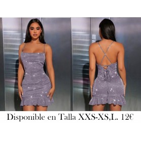 Vestido ajustado de tirantes