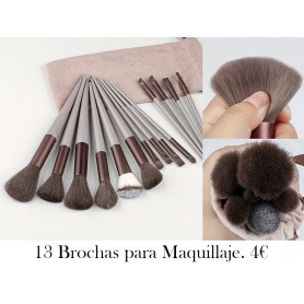 Set de brochas de maquillaje suaves