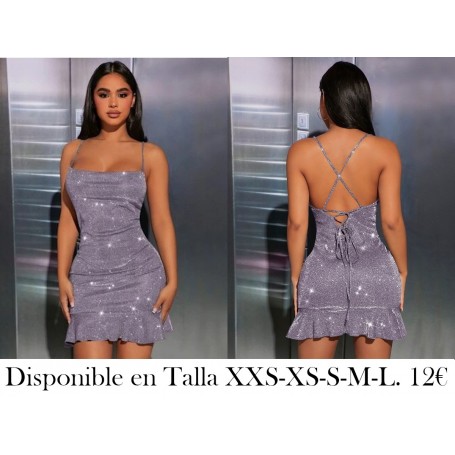 Vestido ajustado de tirantes