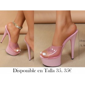 Sandalias de tacón alto para mujer