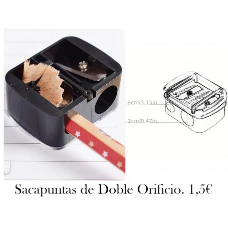 Sacapuntas de Doble Orificio