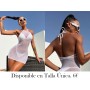 Vestido de malla de cuello halter