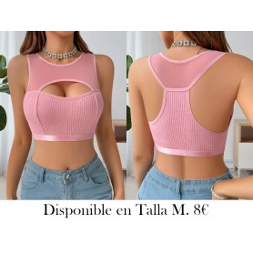 Camisola Sexy de Poliamida con Encaje