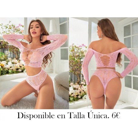 Conjunto De Atuendo Sexy De Malla Para Mujeres (edición Del Día De San Valentín)