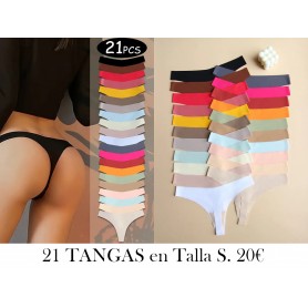 Conjunto de 21 Tangas Sin Costuras