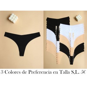 Conjunto de 3 tangas de poliamida