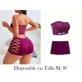 Conjunto de lencería sexy, bandeaus