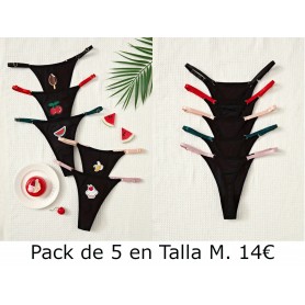 Tangas de cintura baja con cinta decorativa con remaches estampados, bragas íntimas elásticas