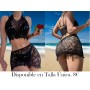 Conjunto de cubierta de playa sexy con agujeros